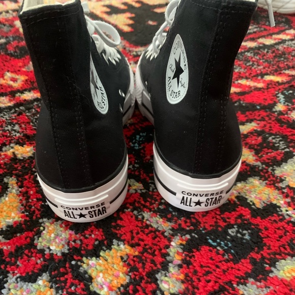 NWB, chuck taylor all stars lift high black and white - Picture 4 of 7